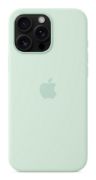 Image de Apple Coque en silicone avec MagSafe pour iPhone 16 Pro Max - Aigue-marine (MDGY4ZM/A)