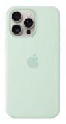 Image de Apple Coque en silicone avec MagSafe pour iPhone 16 Pro Max - Aigue-marine (MDGY4ZM/A)
