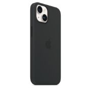 Image de Apple Coque en silicone avec MagSafe pour iPhone 14 - Minuit - Noir (MW5R3ZM/A)