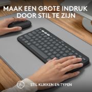 Image de Logitech Pebble 2 Combo clavier Souris incluse Universel RF sans fil + Bluetooth QWERTY US International Graphite (920-012239)