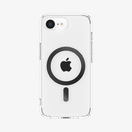 Image de SPIGEN Ultra Hybrid (MagFit) - Charbon,Transparent (ACS09140)