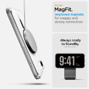 Image de SPIGEN Ultra Hybrid (MagFit) - Charbon,Transparent (ACS09140)