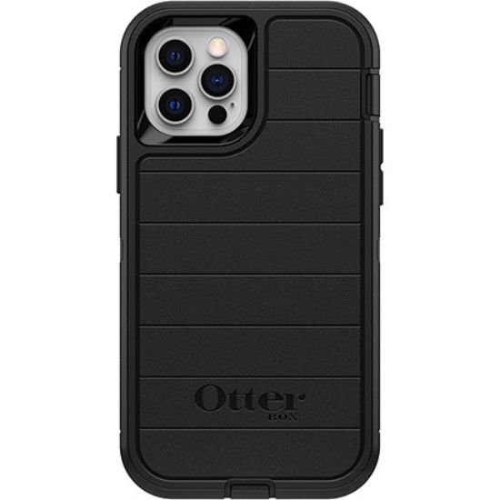 Image de OtterBox Defender Series pour Apple iPhone 12/iPhone 12 Pro, noir - produits livrés sans emballage (77-66179)