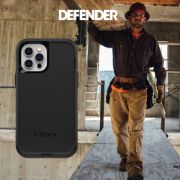 Image de OtterBox Defender Series pour Apple iPhone 12/iPhone 12 Pro, noir - produits livrés sans emballage (77-66179)