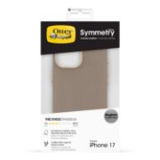 Image de OtterBox Symmetry Cactus Leather Series pour Apple iPhone 17, Cottonwood Glen - Gris clair (77-99025)