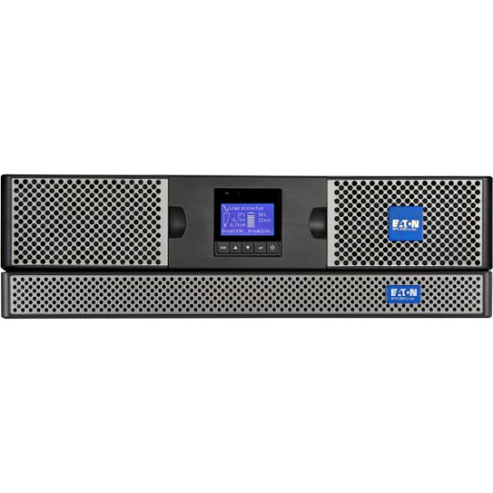 Image de Eaton 2200VA, 2200W, 8x C13, 2x C19, 1U, Li-Ion, Black/Silver Onduleur - Noir, argent (9PXEBM72RT1U-L)