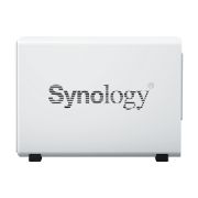 Image de Synology DiskStation 4-core 1.7 GHz, 1 GB DDR4 non-ECC, Realtek RTD1619B, 3.5"/2.5", 165 mm x 100 mm x 225.5 mm, 0.88 kg Serveur de stockage de données - Blanc (DS223J)