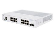 Image de Cisco Business 250, 16 10/100/1000 ports, 2 Gigabit SFP, EU Switch - Argent (CBS250-16T-2GUK-RF)