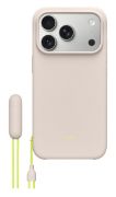 Image de Apple Coque Beats Kickstand avec MagSafe et Commande de l’appareil photo pour iPhone 17 Pro - Gris gypse - Citron vert,Couleur de la pierre (MGTN4LL/A)