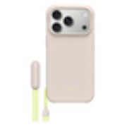 Image de Apple Coque Beats Kickstand avec MagSafe et Commande de l’appareil photo pour iPhone 17 Pro - Gris gypse - Citron vert,Couleur de la pierre (MGTN4LL/A)