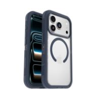Image de OtterBox Defender Pro XT Clear Series pour Apple iPhone 17 Pro, Bootcut - Bleu,Transparent (77-98514)
