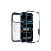 Image de OtterBox Defender Pro XT Clear Series pour Apple iPhone 17 Pro, Bootcut - Bleu,Transparent (77-98514)