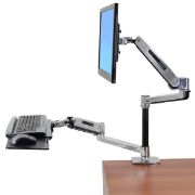 Image de Ergotron LX Series Bras assis-debout mono-écran, fixation bureau Support d'écran - Mtallique (45-360-026)