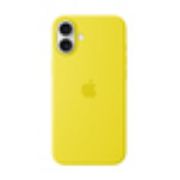 Image de Apple Coque en silicone avec MagSafe pour iPhone 16 Plus - Carambole - Jaune (MYYG3ZM/A)