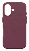 Image de OtterBox Symmetry Series Cactus Leather pour MagSafe pour iPhone 16, Maroon Bells - Rouge (77-96297)