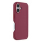 Image de OtterBox Symmetry Series Cactus Leather pour MagSafe pour iPhone 16, Maroon Bells - Rouge (77-96297)