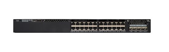 Image de Cisco WS-C3650-24PDM-L Switch - Noir (WS-C3650-24PDML-RF)
