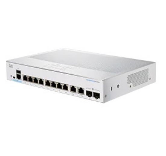 Image de Cisco CBS250-8T-E-2G Switch - Argent (CBS250-8T-E2GUK-RF)