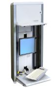 Image de Ergotron Styleview StyleView® VL Enclosure Support d'écran - Argent (60-595-062)