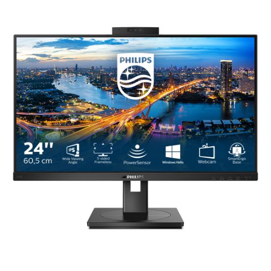 Image de Philips B Line écran plat de PC 60,5 cm (23.8") 1920 x 1080 pixels Full HD LED Noir (242B1H/00)