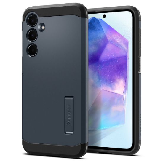 Image de Spigen Galaxy A55 5G Case Tough Armor case - Métallique (ACS07531)