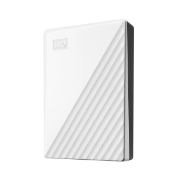 Image de Western Digital My Passport 6TB, HDD, USB 3.2 Gen.1 Type-MicroB, 5GB/s, 75x107x20.5mm, 208g Disque dur externe - Blanc (WDBR9S0060BWT-WESN)