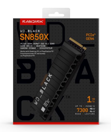 Image de Western Digital Black WD_BLACK SN850X NVMe SSD (WDS100T2XHE-00BCA0)
