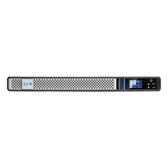 Image de Eaton 5P Gen2 UPS, 850 VA, 680 W, Input: C14, Outputs: (4) C13, Rack, 1U, Network card Onduleur - Noir, argent (5P850IRNG2)
