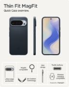Image de Spigen Thin Fit (MagFit), Pixel 10 Pro XL, PC/TPU, Metal Slate - Couleur ardoise (ACS09723)