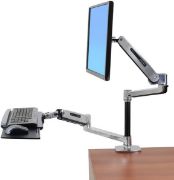 Image de Ergotron LX Series HD Sit-Stand Support d'écran - Aluminium (45-384-026)