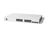 Image de Cisco Catalyst 1300-24T-4X Managed, 24 Port GE, 4x10GE SFP+, Limited Lifetime Protection Switch - Blanc (C1300-24T-4X)