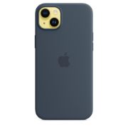 Image de Apple Coque en silicone avec MagSafe pour iPhone 14 Plus - Bleu orage - Marine (MW503ZM/A)