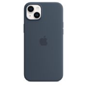 Image de Apple Coque en silicone avec MagSafe pour iPhone 14 Plus - Bleu orage - Marine (MW503ZM/A)