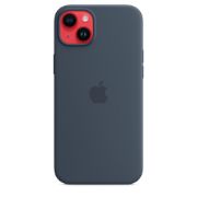 Image de Apple Coque en silicone avec MagSafe pour iPhone 14 Plus - Bleu orage - Marine (MW503ZM/A)