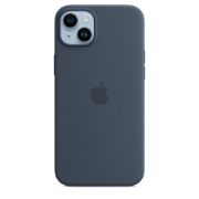 Image de Apple Coque en silicone avec MagSafe pour iPhone 14 Plus - Bleu orage - Marine (MW503ZM/A)