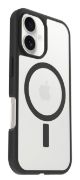 Image de OtterBox React Series pour MagSafe pour Apple iPhone 16, Black Crystal - Noir,Transparent (77-96243)
