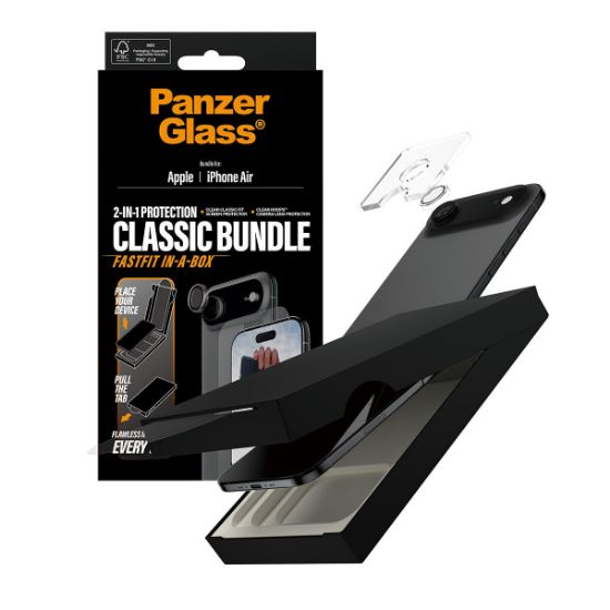 Image de PanzerGlass écran et protection arrière de téléphones portables Protection d'écran transparent Apple (PG78316)