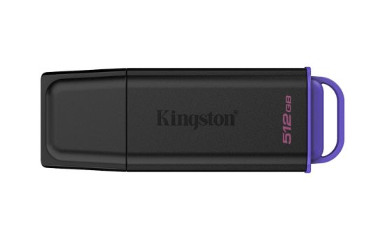 Image de Kingston Technology DataTraveler 512Go Stockage portable USB 3.2 Gen 1 Exodia Noir + Violet (DTXG2/512GB)