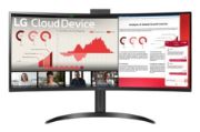 Image de LG PC tout en un/station de travail Intel® Pentium® Silver N6005 86,4 cm (34") 3440 x 1440 pixels All-in-One thin client 8 Go DDR4-SDRAM 16 Go eMMC Wi-Fi 6 (802.11ax) Noir (34CR651N-6P)