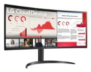Image de LG PC tout en un/station de travail Intel® Pentium® Silver N6005 86,4 cm (34") 3440 x 1440 pixels All-in-One thin client 8 Go DDR4-SDRAM 16 Go eMMC Wi-Fi 6 (802.11ax) Noir (34CR651N-6P)