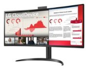 Image de LG PC tout en un/station de travail Intel® Pentium® Silver N6005 86,4 cm (34") 3440 x 1440 pixels All-in-One thin client 8 Go DDR4-SDRAM 16 Go eMMC Wi-Fi 6 (802.11ax) Noir (34CR651N-6P)
