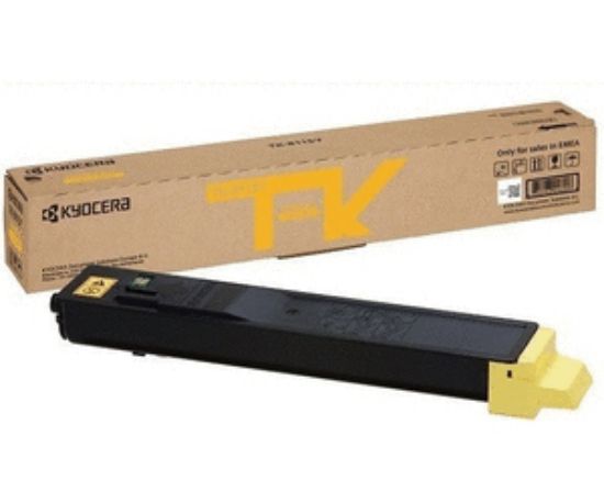 Image de KYOCERA TK-8115Y Cartouche de toner 1 pièce(s) Original Jaune (1T02P3ANL0)