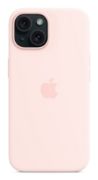 Image de Apple Coque en silicone avec MagSafe pour iPhone 15 - Rose pâle (MXPH3ZM/A)