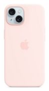 Image de Apple Coque en silicone avec MagSafe pour iPhone 15 - Rose pâle (MXPH3ZM/A)