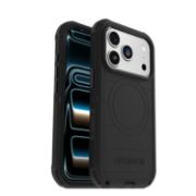 Image de OtterBox Defender Pro MagSafe Series pour Apple iPhone 17 Pro, noir - produits livrés sans emballage (77-98382)