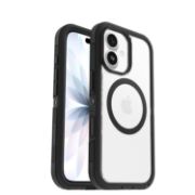 Image de OtterBox Defender Pro XT Clear Series pour Apple iPhone 17, transparente/noir - Noir,Transparent (77-98480)