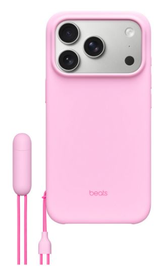 Image de Apple Coque Beats Kickstand avec MagSafe et Commande de l’appareil photo pour iPhone 17 Pro - Rose quartz (MGY84LL/A)