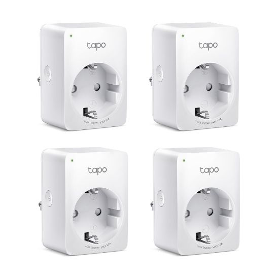 Image de TP-Link Tapo P110 Prise intelligente 3680 W Maison, Bureau Blanc (TAPO P110(4-PACK)(FR))