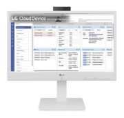 Image de LG PC tout en un/station de travail Intel® Pentium® N6005 60,5 cm (23.8") 1920 x 1080 pixels All-in-One thin client 8 Go DDR4-SDRAM 256 Go SSD Blanc (24CR671N-2P)