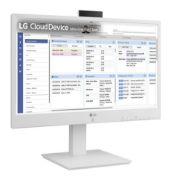 Image de LG PC tout en un/station de travail Intel® Pentium® N6005 60,5 cm (23.8") 1920 x 1080 pixels All-in-One thin client 8 Go DDR4-SDRAM 256 Go SSD Blanc (24CR671N-2P)